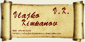 Vlajko Kimpanov vizit kartica